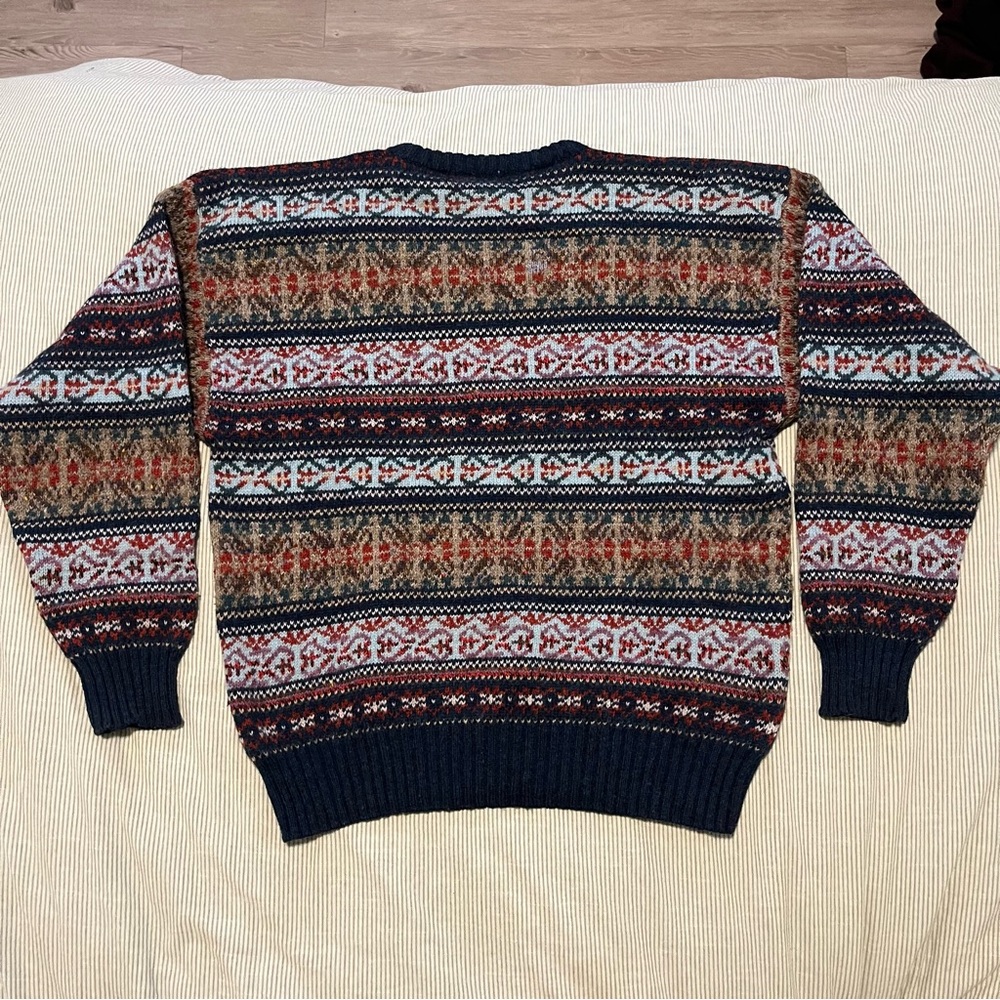 Vintage Shetland wool sweater - Picture 3 of 5